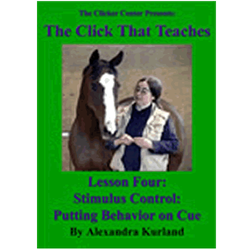 DVD Lesson 4: Stimulus Control by Alexandra Kurland