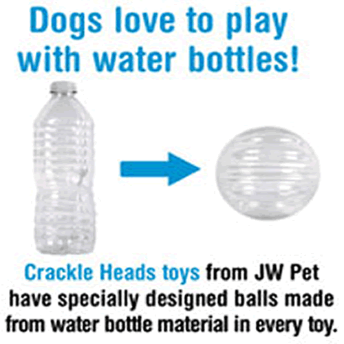 Crackle Heads Crunchy Ball from JW Pet