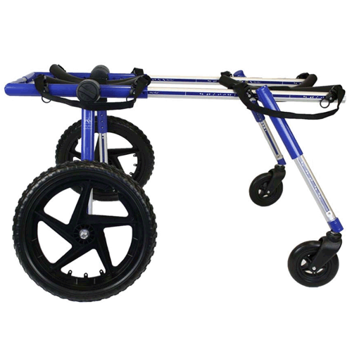 Walkin' Wheels 4-Wheel Full Support Dog Wheelchair Large Blue