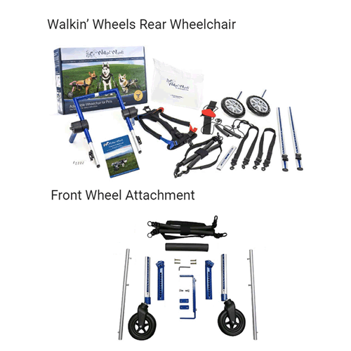 What you get with you Medium Walkin' Wheels Full Support wheelchair