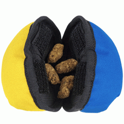 Treat Dispensing Fabric Oyster Ball for Dogs