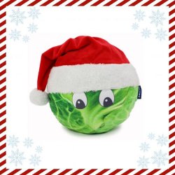 Sprout-o-Claus Giant and Mini Plush Toy for Dogs
