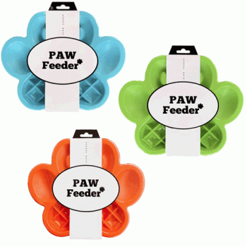 Paw Feeder available in three colours