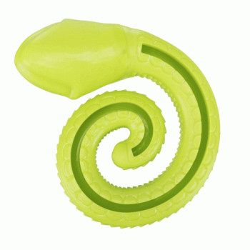 Snack snake with treat groove