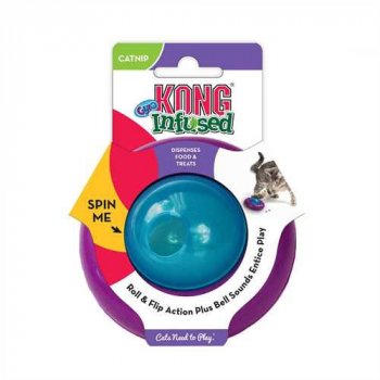 Infused with potent KONG North American Premium catnip to extend play
