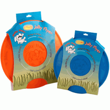 Jolly Flyer Rubber Flying Dog Toy