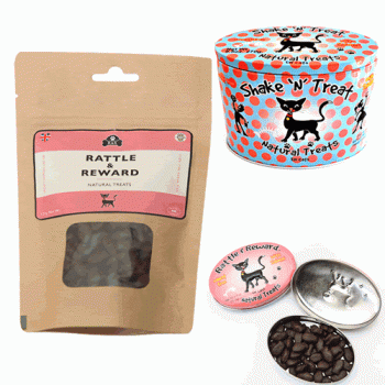 Rattle and Reward Treats for Cats