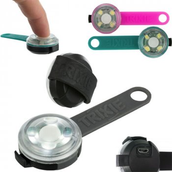 USB Rechargeable Flasher colours vary