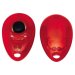 Red Translucent Teardrop Clickers